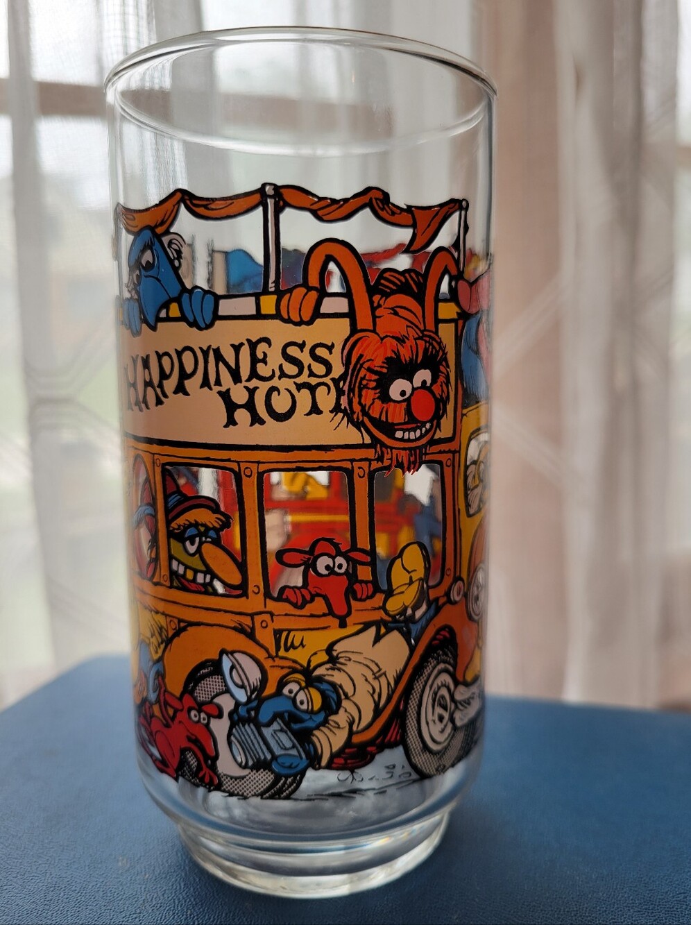 The Great Muppet Caper Hotel Happiness Collectible Glass From McDonald's